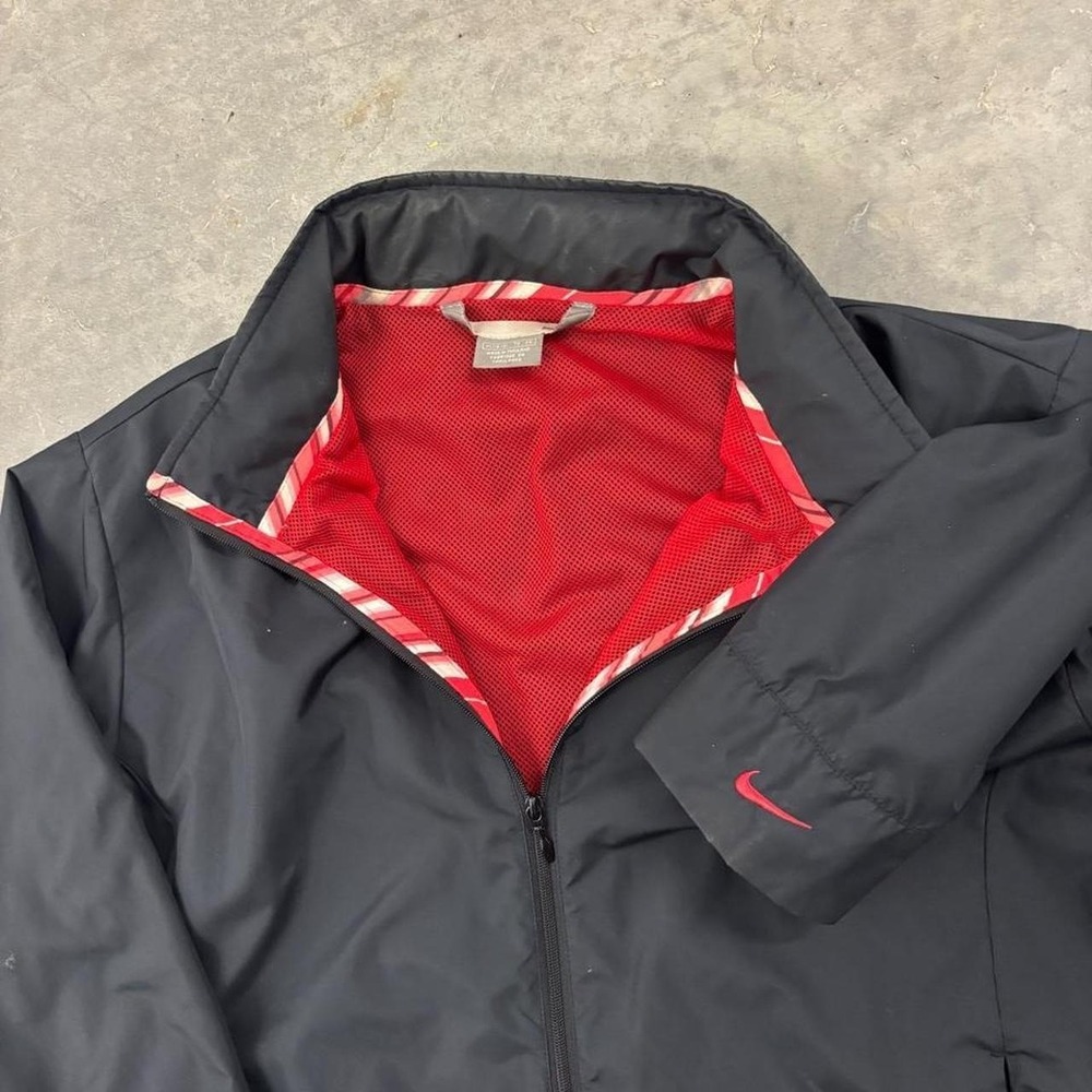 Vintage Nike 2000s Black Zip Up Jacket Size xl